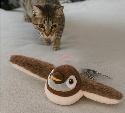 fliegendes Katzenspielzeug