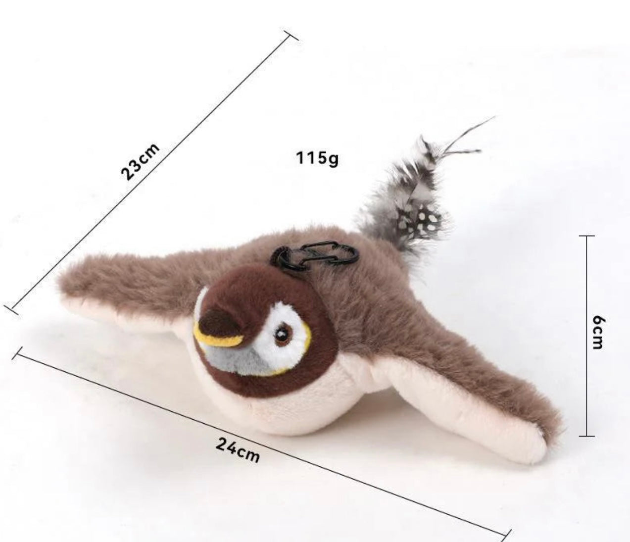 fliegendes Katzenspielzeug