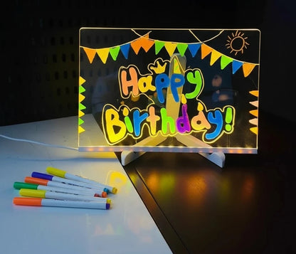 Leuchtendes LED Zeichenbrett